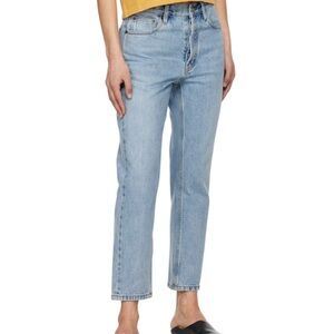 Still Here Tate Jeans Striped Back in Light Wash 100% Cotton size 26